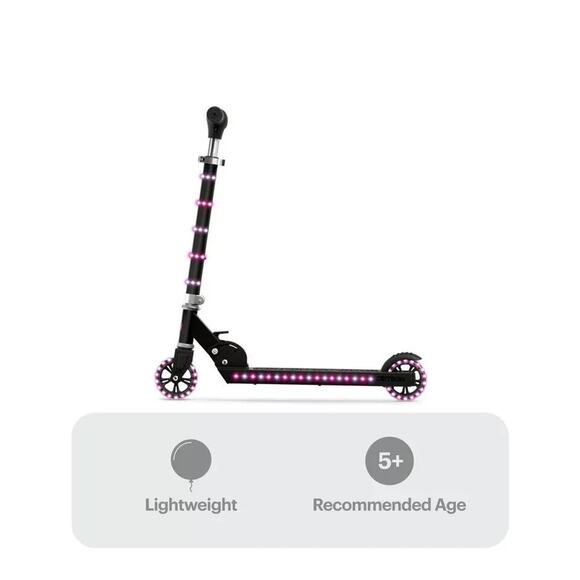 Kids Kick Scooters 150 LED Lights Adjustable Height Lightweight Portable FUN - Picture 7 of 8